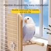 Wear-Resisting Parrot Mirror Toy Detachable Interactive Bird Toy Bird Mirror Perch  Playing