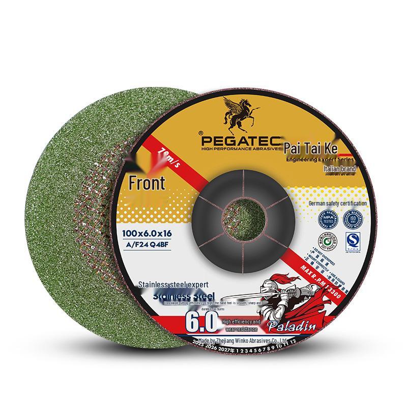 Industrial Stainless Steel Angle Grinder Polishing Wheel - Fish Scale Metal Grinding Disc for Hand Grinders