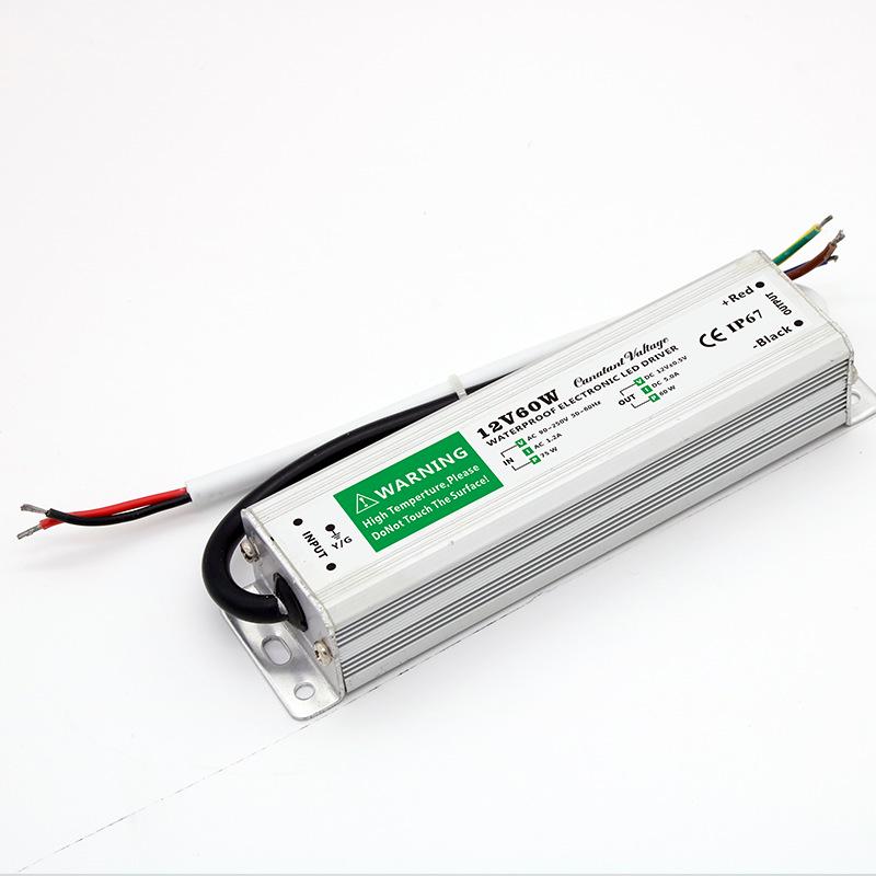 LED Waterproof Power Supply 12V Switchable Outdoor Transformer for LED Strips