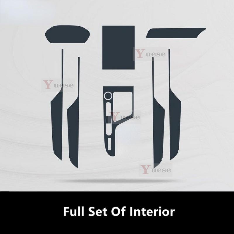 For JAC J7A5 20-21 Car Interior Center Console Transparent TPU Protective Film Anti-scratch Sticker