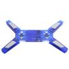 Laptop Cooling Pad Cooler Foldable Portable USB Dual Fan Transparent LED Blue Light DR‑2008G