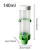 140ml Bird Water Drinker Feeder Container Automatic Pet Feeder Birdcage Hanging Bowl Water Bottle Parrot Drinking Water Dispense