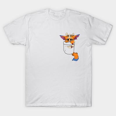 T Shirt Women Pocket Gnar Harajuku Print Kawaii Tshirt Summer Short Sleeve Female T-Shirt Top Tee