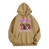 Unisex Lightweight Long-Sleeve Printed Hooded Pullover Sweatshirt