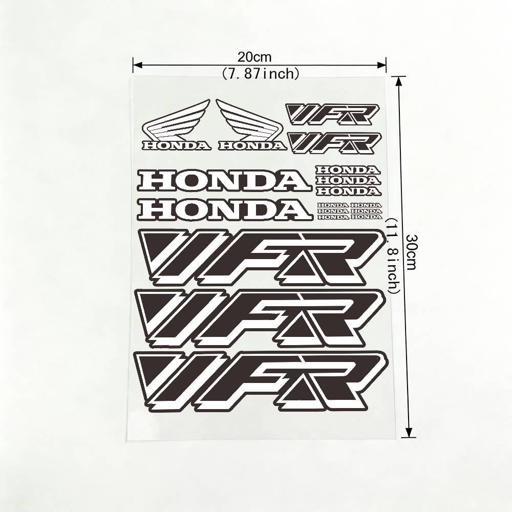 For HONDA VFR 18 colors Reflective motorcycle stickers, 3M safety warning at night in the dark scooter helmets