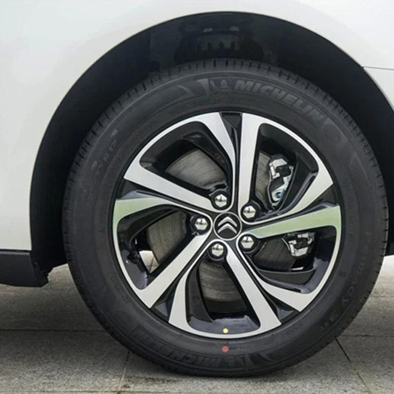 4 vnt. Automobilio ratų centrinės stebulės dangteliai Citroen DS3 Picasso C2 C3 Xsara Cactus Saxo C4 C5 C1 Elysee Berling DS4 DS6 Priedai