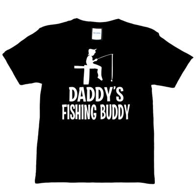 Papas Angelkumpel Lustiges Angel-T-Shirt Angler-Tee Junge Mädchen Geburtstagsgeschenk