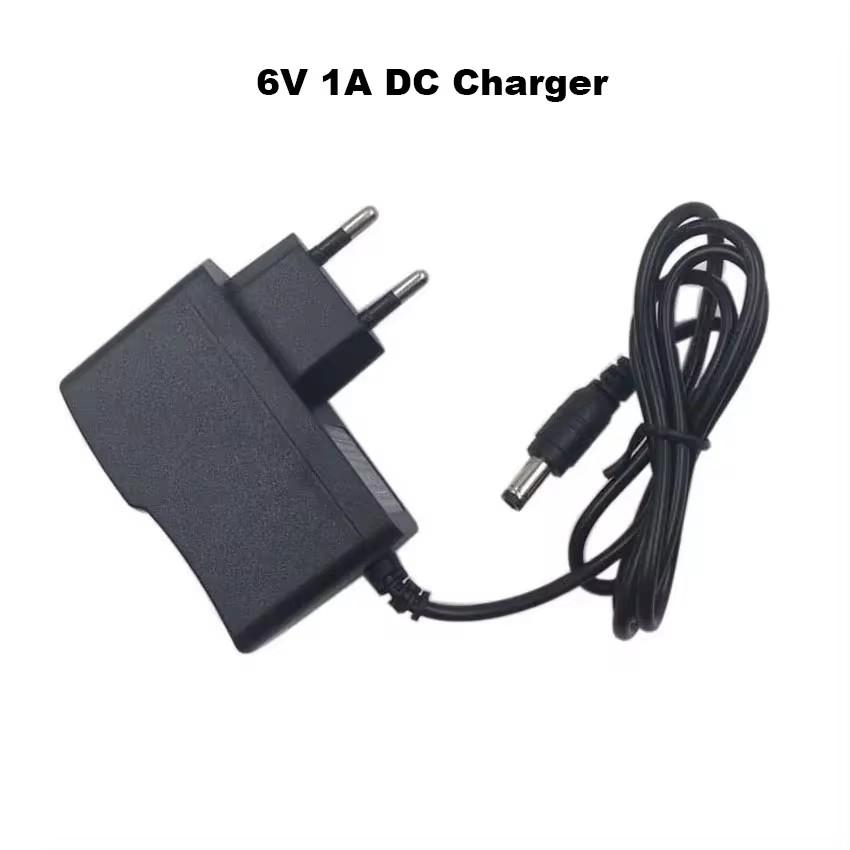 6V 1A 2A Lead Acid Wall Charger 7.2V 6 Volt Electronic scale Toys Car Battery Charger DC EU