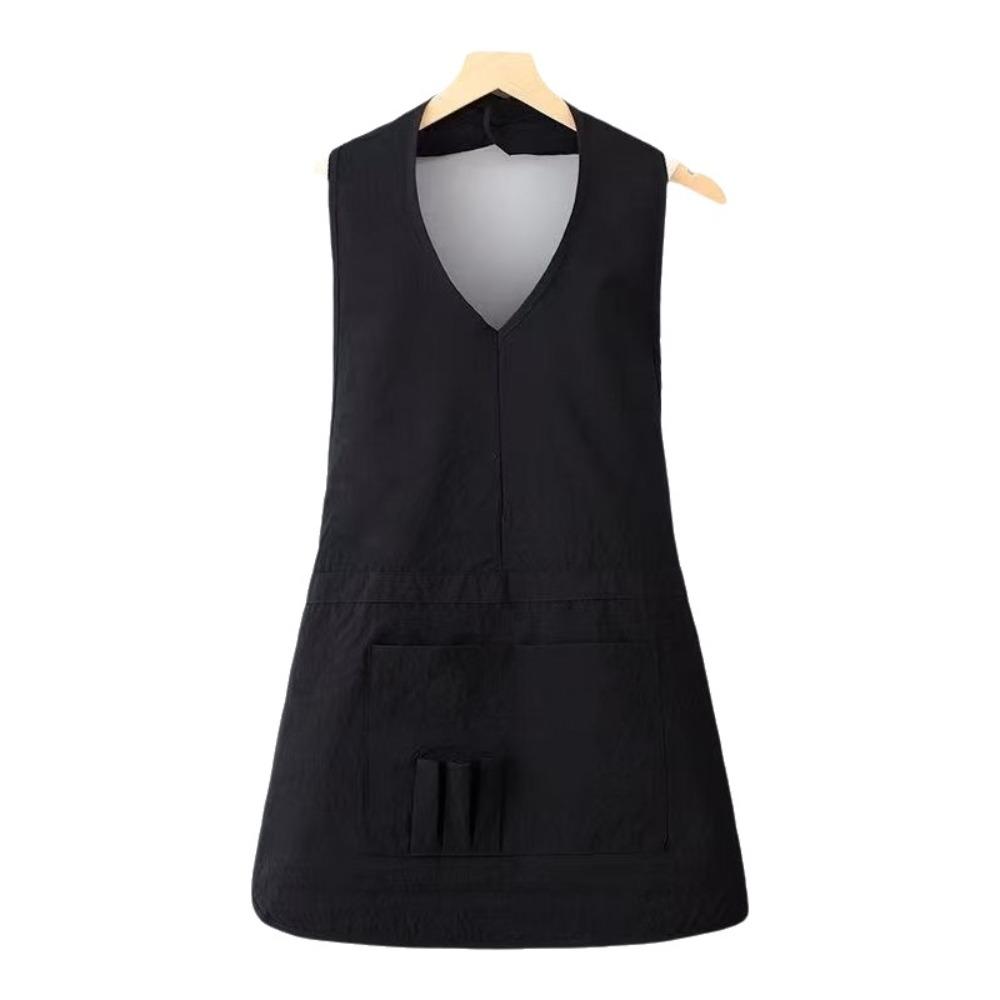 Anti Splash Workwear Apron Wear Resistant Sleeveless Apron Portable Anti Fouling Apron Summer