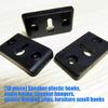 Secure Mounting Hook for Auditory Equipment Constructed Durability Plastic Featuring Anti Slip Technology Safety