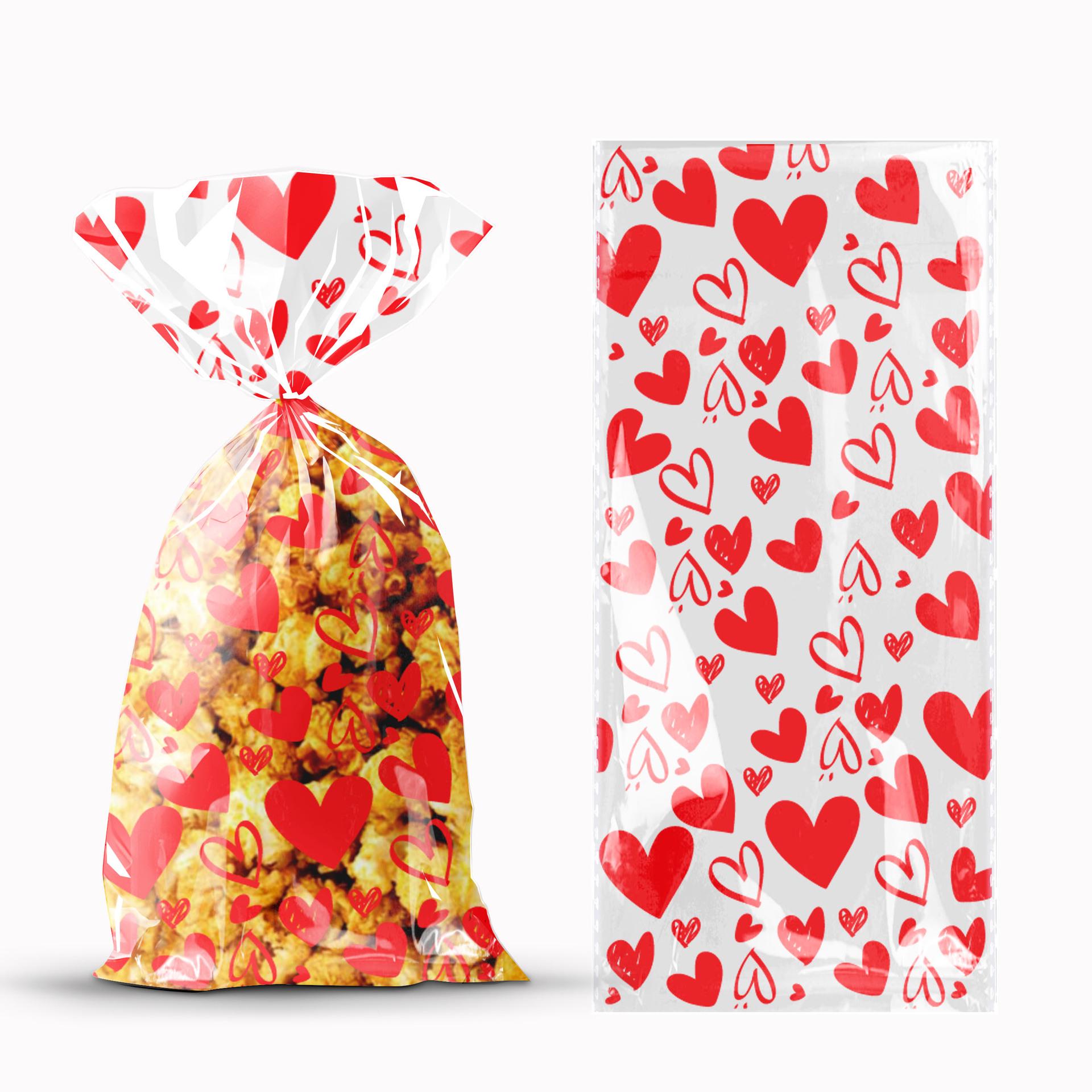 Qixi and Valentine s Red Heart Cupid s Arrow Pattern Candy Bag