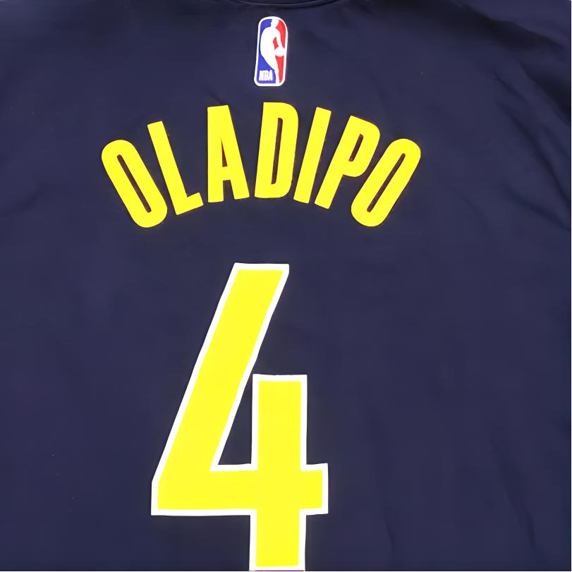 Nike X NBA Collaboration Mens Basketball Series Comfortable Breathable Crew Neck Pullover Short Sleeve T-Shirt Men T-Shirt Deep-Blue 870779-427