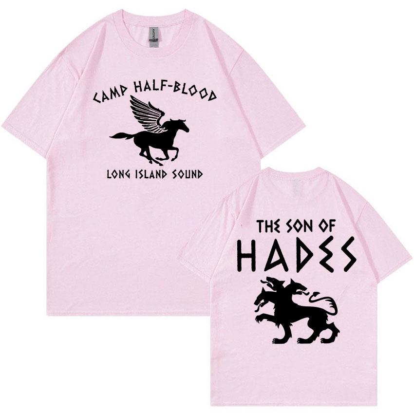 Percy Jackson Camp Half Blood Graphic T Shirt Men ONeck Retro Fashion Cotton Tshirt Unisex Casual Oversized Tshirts Streetwear