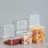 Kitchen Transparent Spice Storage Box With Flip Lid Sealed Box Pepper Organizer Case Household Dispenser Storage Container