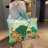 Large Capacity Waterproof Oxford Cloth Cartoon Kids Quilt Storage Bag For Clothes Quilts
