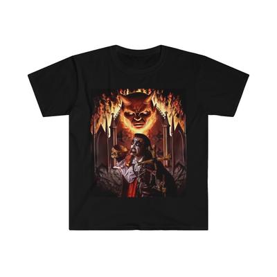T-shirt Morbida in Cotone Unisex Magliette Uomo Donna Top. Re Diamante. Mercyful Fate
