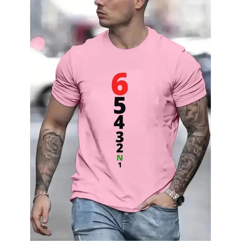 Vintage T-Shirts for Men Manual Transmission 1N23456 Motorcycle Speed Print Top Oversized Tee Hip Hop T-Shirts Women Clothing