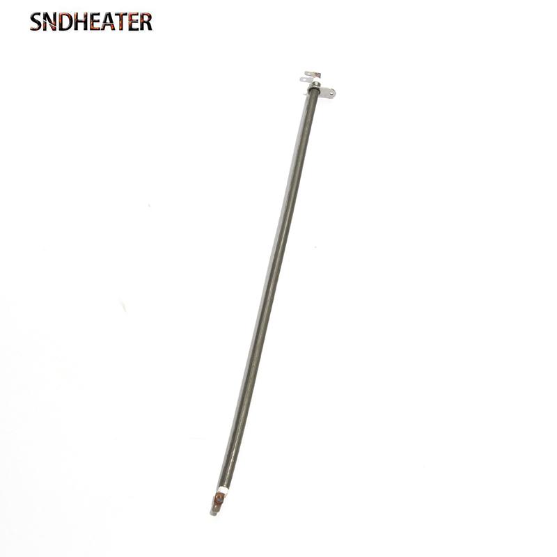 SNDHEATER 2pcs Electric Oven Heater Element 304SS Tube 6.6mm*360/365/370/380/385mm 6mm wide Round Sheet 350W 110V/220V