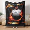 Mbappé Personalized Name Blanket Cozy Customizable Blanket Comfortable Perfect for Picnics Bedding Office Chair Office for All Occasions