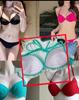 Nylon Underwire Bikini Set with Massage Cup - Slimming Swimwear for Small Chest