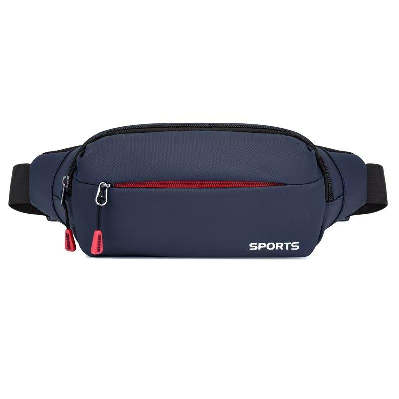

Новый стиль, Минималистичный, Водоотталкивающий, Поясная сумка, Корейская версия, Большая вместимость, Персонализированная сумка кассира, Отдых на природе, Дорожная сумка для хранения телефона синий