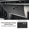 Carbon Fiber Suede Glove Box Protector for Mazda 3 Axela 2019-2025 LHD/RHD Anti-Kick Interior Moulding