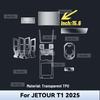 Protective Interior Film Anti-scratch for JETOUR T1 2025 Car TPU Center Console Screen Accessories