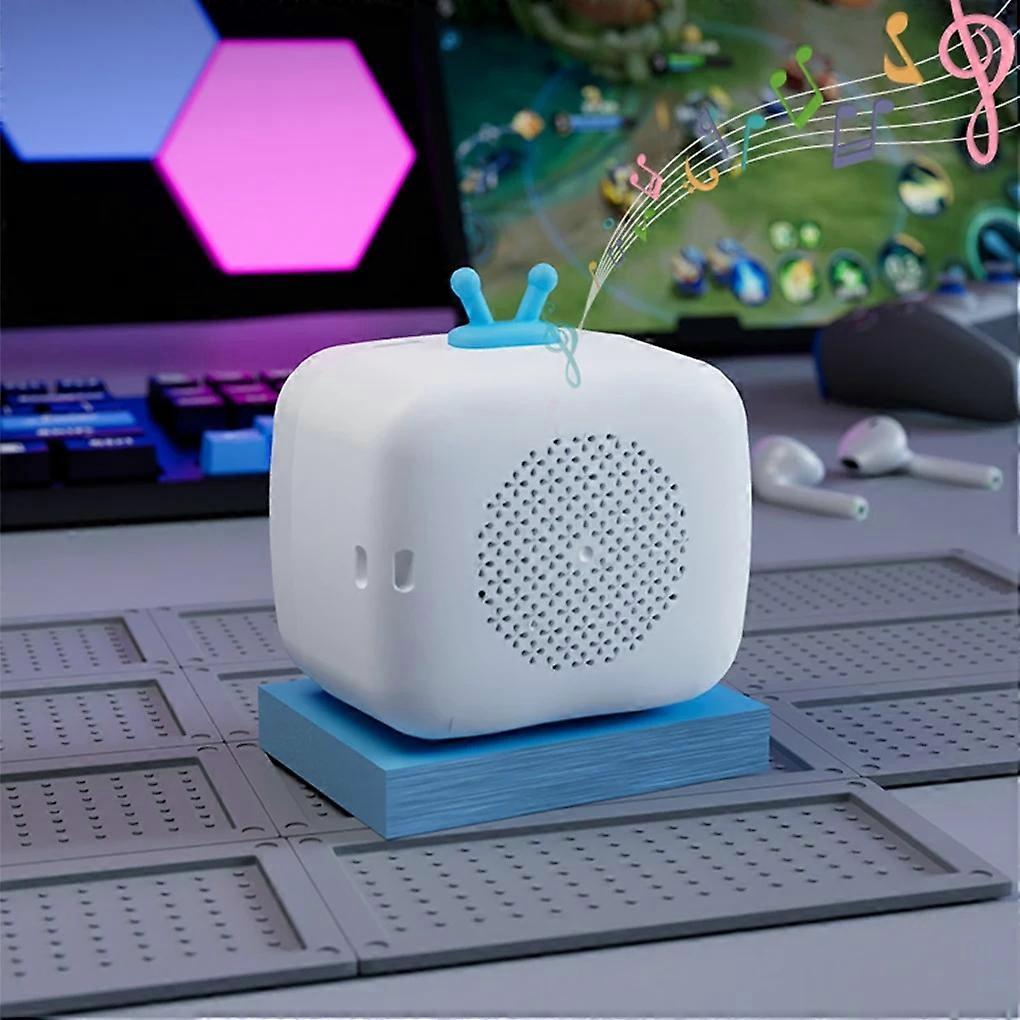 TV Appearance Mini Bluetooth Speaker Multifunctional Stereo Sound Subwoofer Mini Wireless Sound Box with Screen