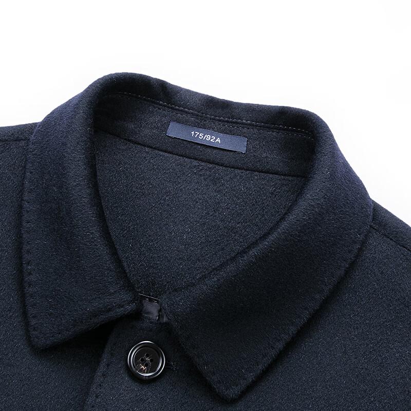 FAPAI Men's Cashmere Wool Blend Business Overcoat