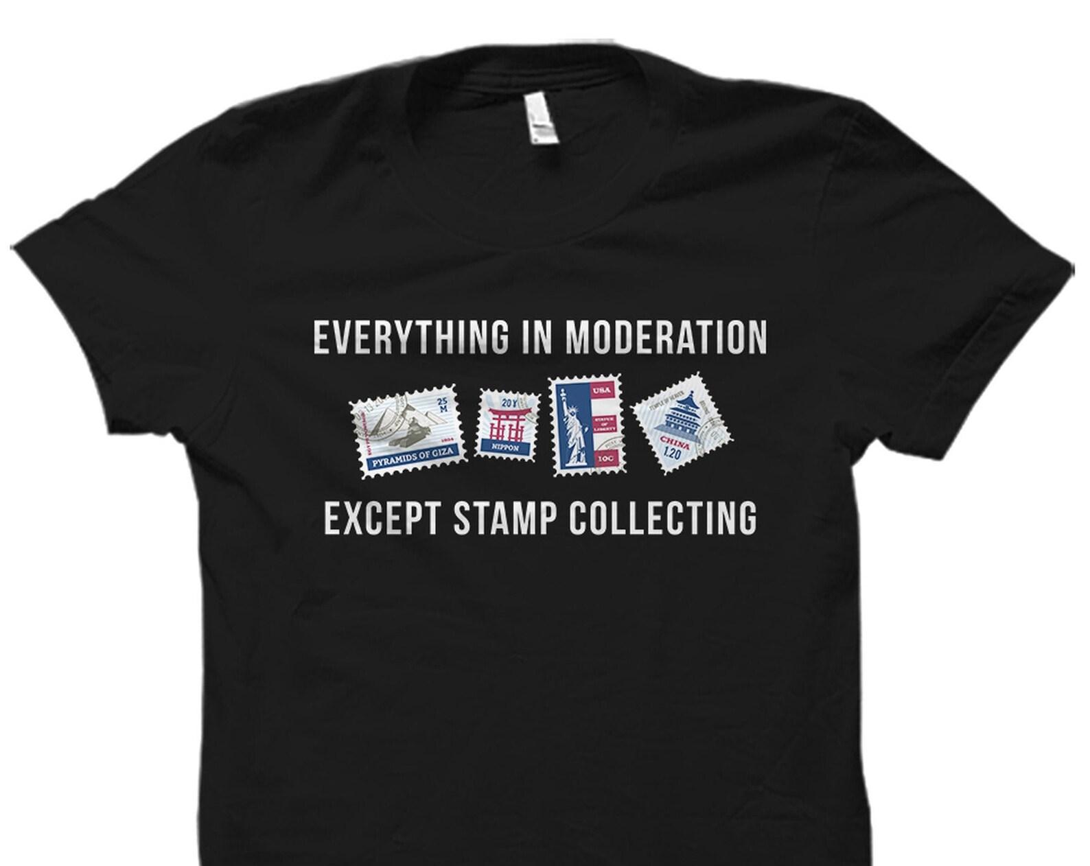 Stamp Collector Shirt. Stamp Collector Gift. Stamp Collecting Shirt. Collectors Shirt. Collectors Gift. Stamp Shirt. Stamp Gift #OS5617 XL