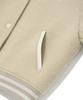 Covernat Woman Varsity Jacket Beige