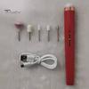 Nail Drill Machine Electric Grinder 5 In 1 High Speed USB Rechargeable Labor-saving with Grinding Polishing Light Gel Removing Portable Manicure
