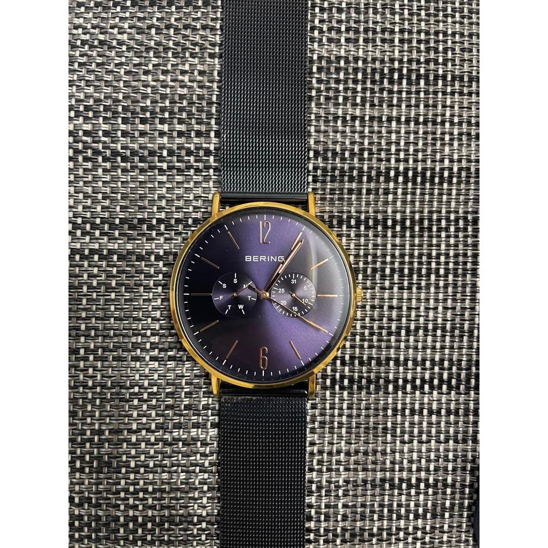 Used BERING watch purple