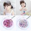 Spring Sweet Children'S Jewelry Candy Color Tie Hair Rubber Band Girls Do Not Hurt Hair Cute Colored Hair Band