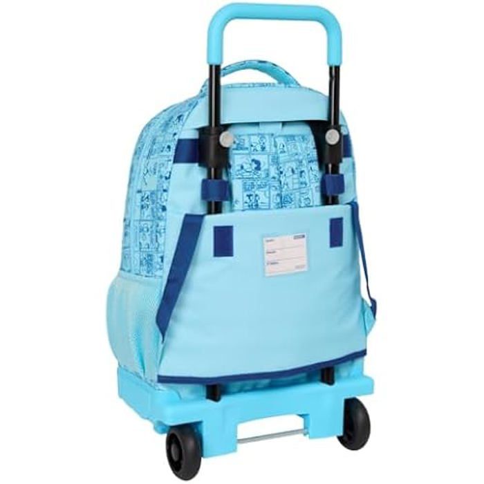 Sac À Dos À Roulettes - SAFTA - Snoopy Love - Compact - Amovible - Confortable