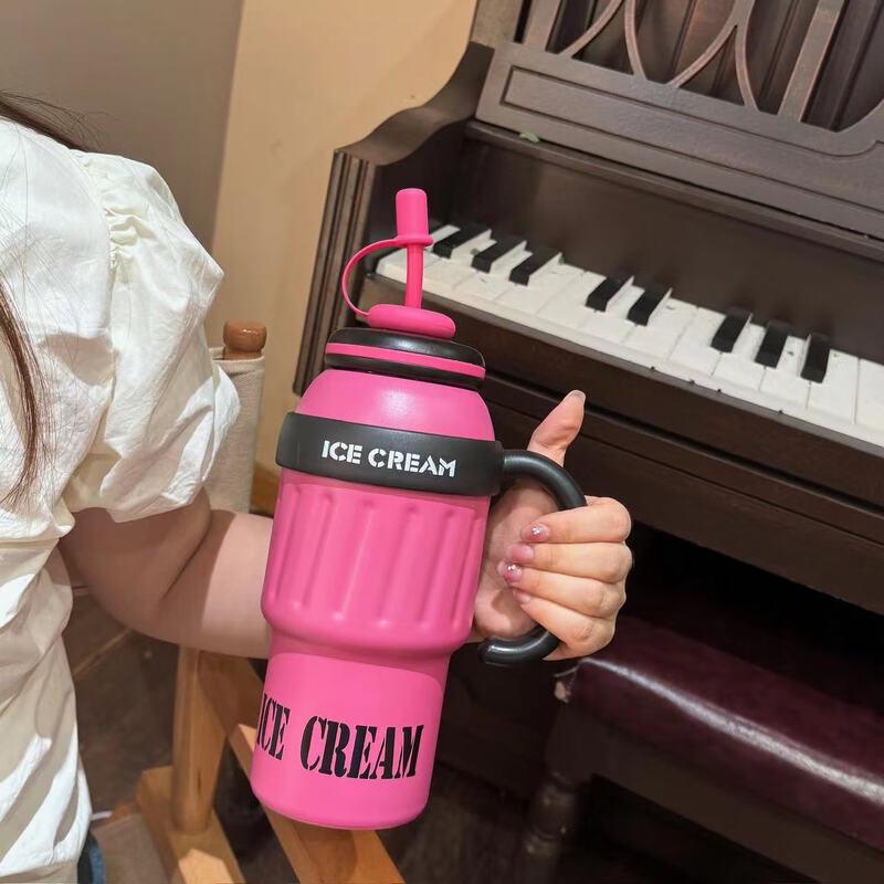 304 Stainless Steel Insulated Tumbler with Straw