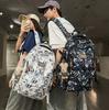 Schoolbag Trendy Cool Graffiti Letter Couple Style Personalized Eye-catching Backpack Youthful Vitality Air Cushion Style Handsome Boys Schoolbag