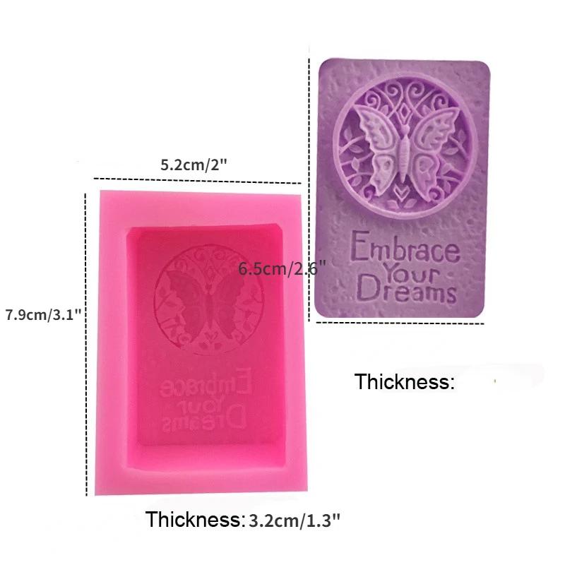 

1 шт. прямоугольная силиконовая форма для мыла, поделки ручной работы, 3D-насекомое для мыловарения, инструмент для мыла своими руками