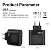 Mark 45W Multi-Port Charger: 2 USB + 3 Type-C, EU/US/UK Plug for Mobile Phones