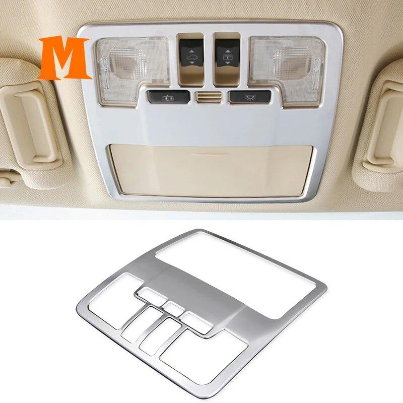 2014 15 16 17 18  ABS Chrome Car Styling Navigation Air Conditioning Frame Panel Cover Trim for Toyota Highlander Kluger