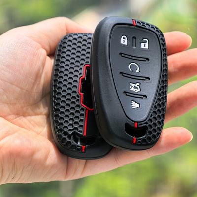 New 5Button Silicone Car Remote Key Case FOB Shell for Chevrolet Chevy Camaro Cruze Malibu Equinox Onix Spark Sonic Volt Protect