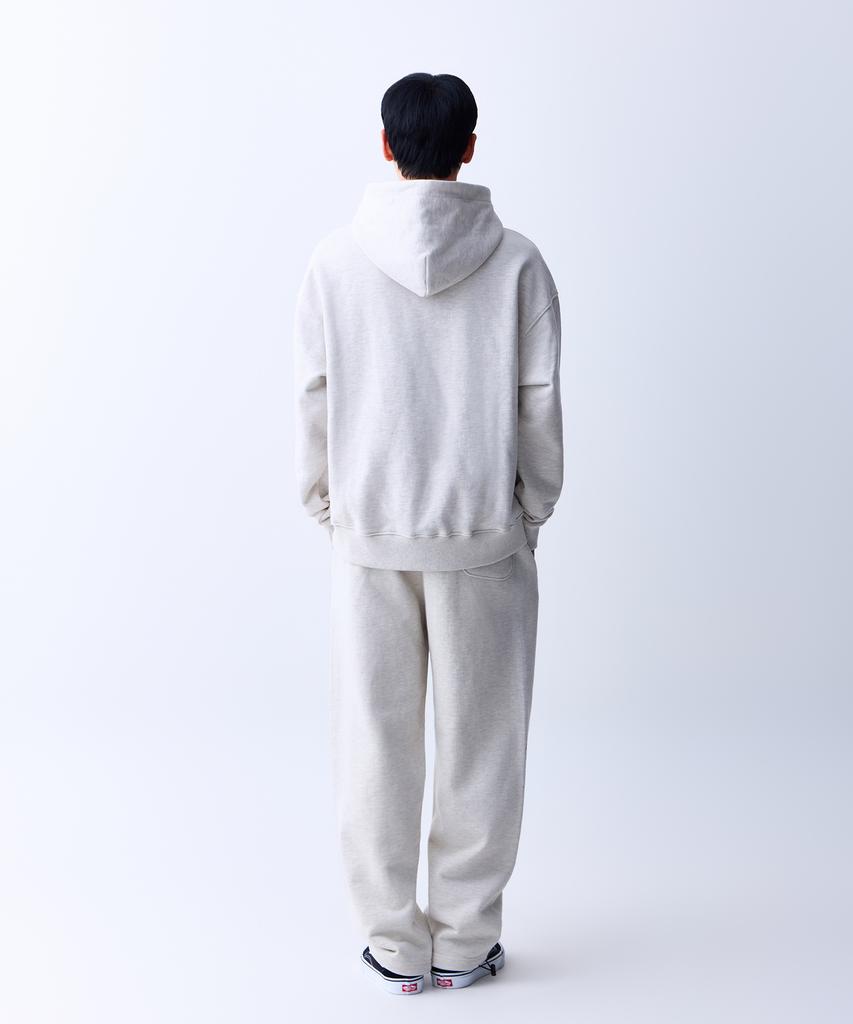 ADERNM Logo Sweatband Pants White Melange