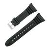 Silicone Watch Strap Sports PU Plastic Watchband for Casio W-96H 18mm Waterproof Rubber Bracelet Men Women Wristband Accessories