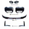 BMW X3 G45/G48 High-Quality Gloss Black Upgrade Kit: MP Front Lip, Fang Grille, Horn, Mirror Covers