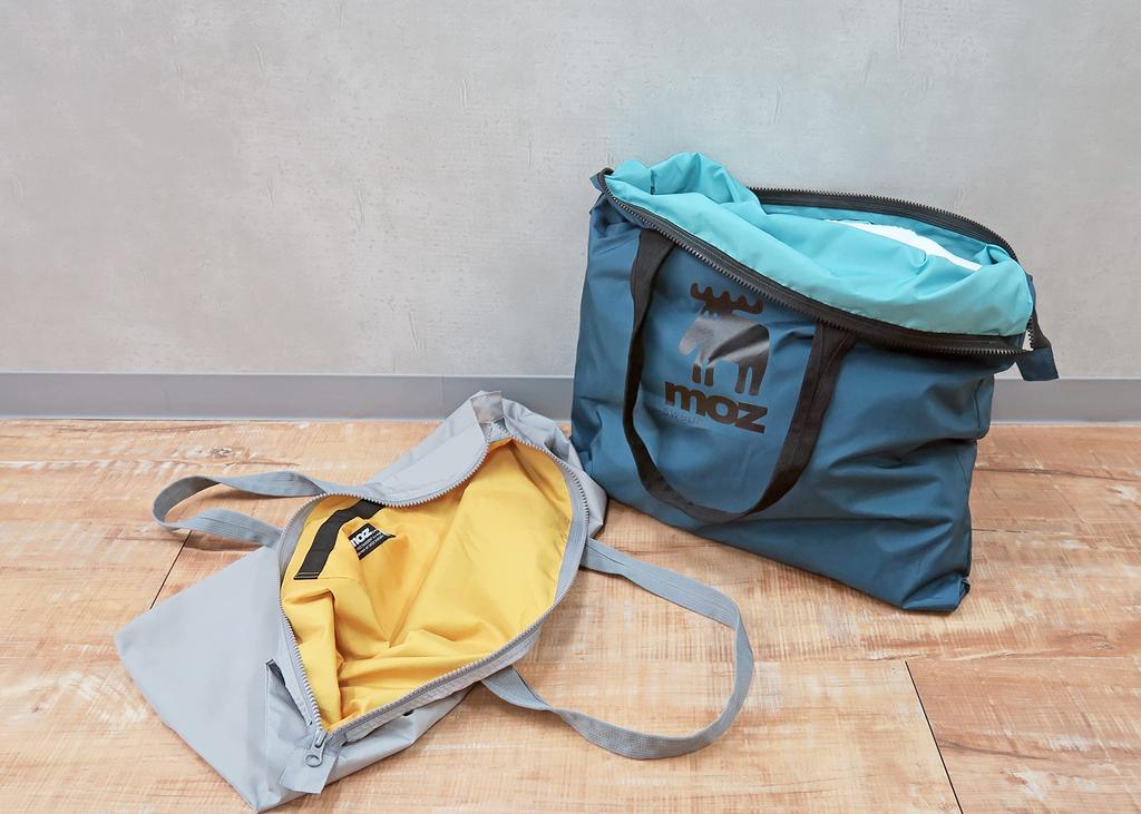 Moz Sweden Moz Papa Mama Tote Bag Blue