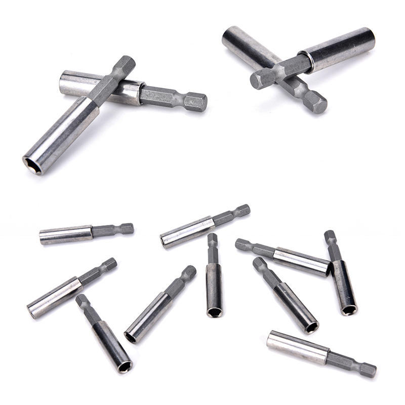 10X Drill Warehouse Magnetic Extension Socket Drills Bit Set Holders 1//4/" Hex FO