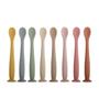 Food-grade Silicone Baby Training Spoon Easy Feeding Spoon Soft Tip for Baby Led Weaning Dishwasher Friendly