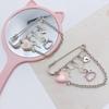 Sweet Pin Clothing Jewelry Sweater Shawl Clip Decorative Chain Pin Alloy Material Clasp Pin Lapel Pin for Daily Party