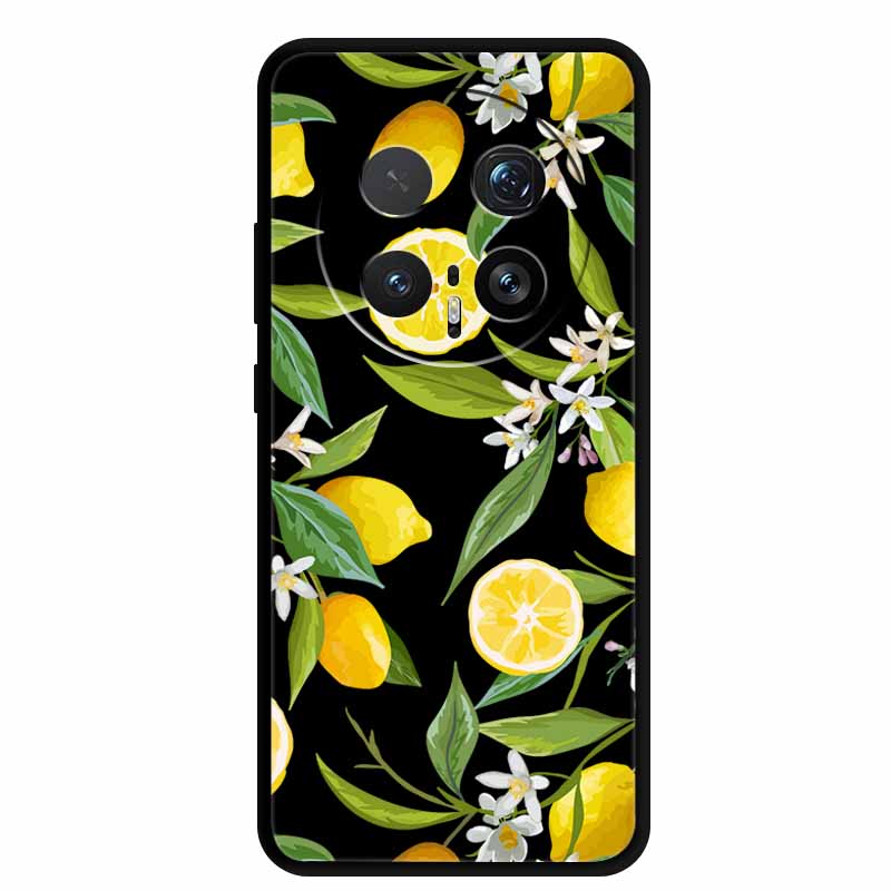 Cartoon Case For Honor Magic8 Pro 5G Case Black Silicone TPU Soft Back Cover For Honor Magic8Pro 2025 Case Shockproof Funda Para