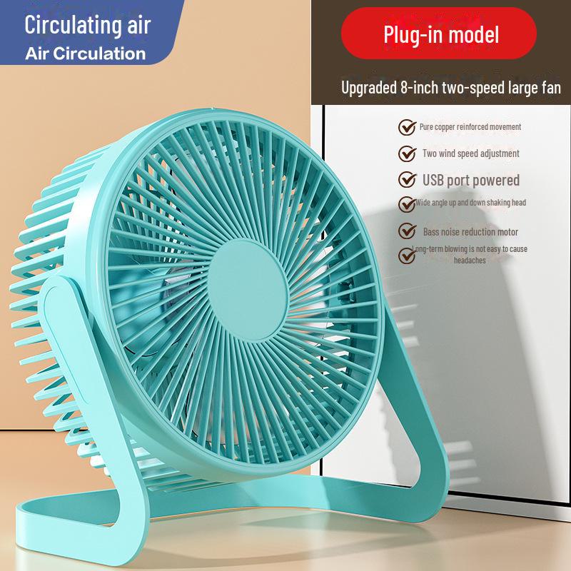 Mini ventilator electric de birou USB: Ventilator portabil de 5, 6 sau 8 inchi pentru studenți și birouri